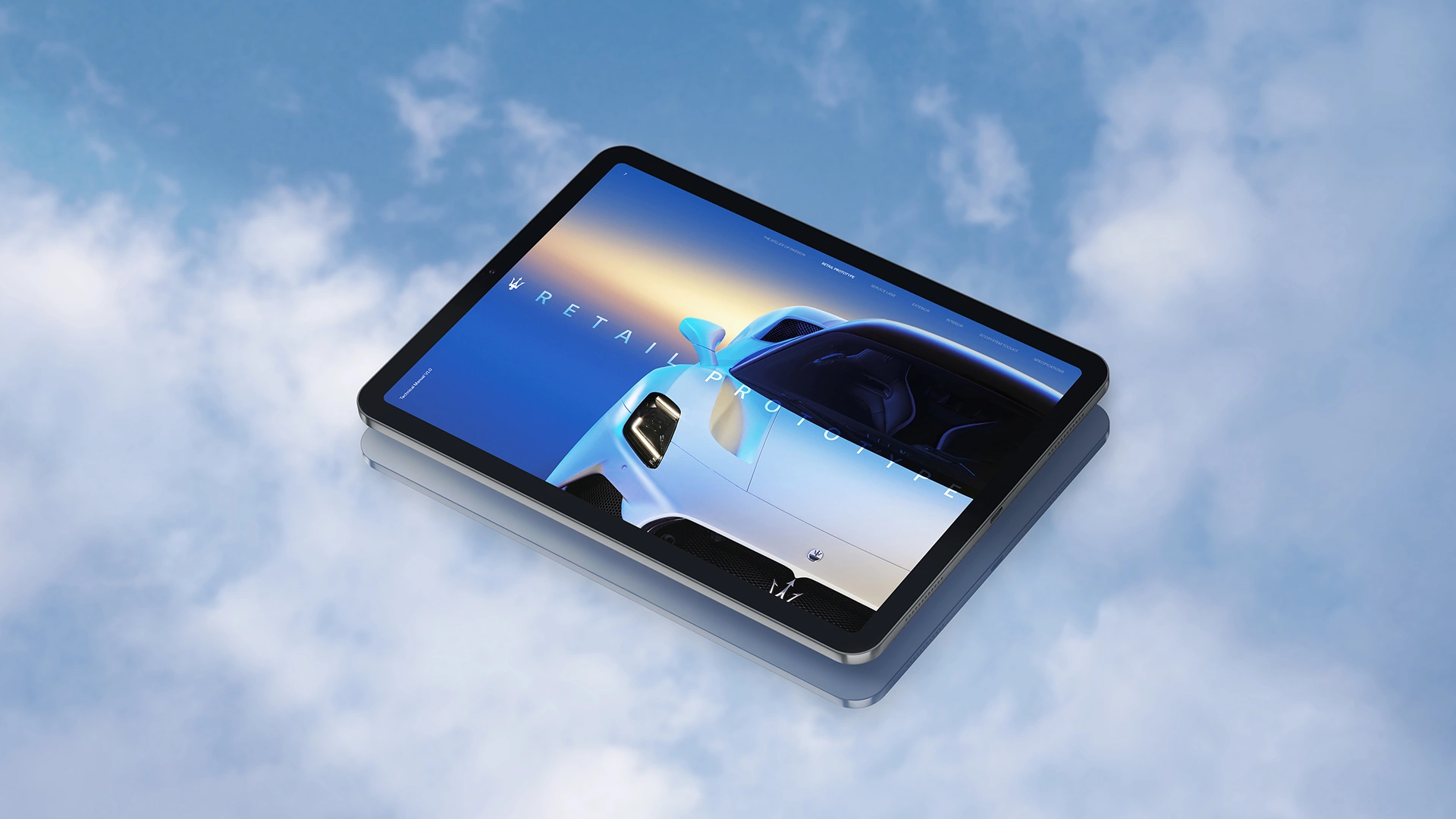 Brand guidelines overhaul for Maserati and their interior retail design