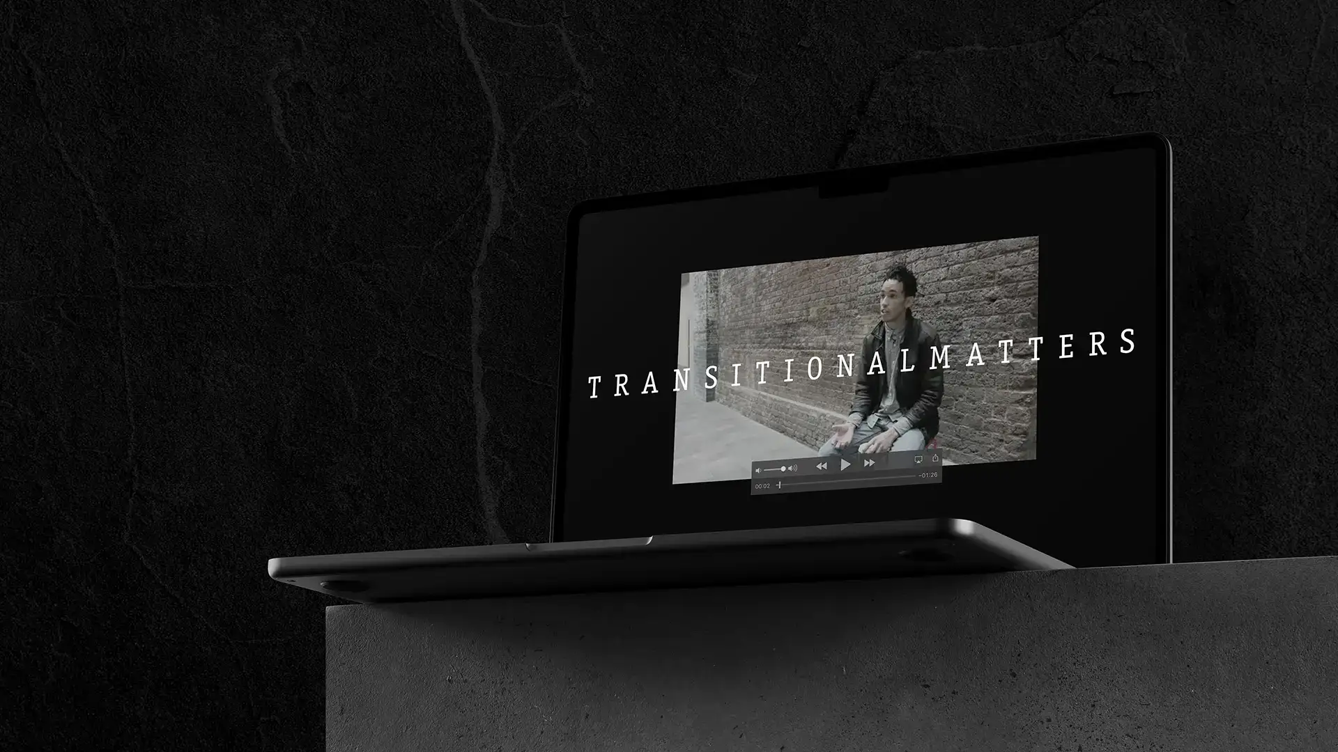 Fully adaptable identity design for a London based exhibition