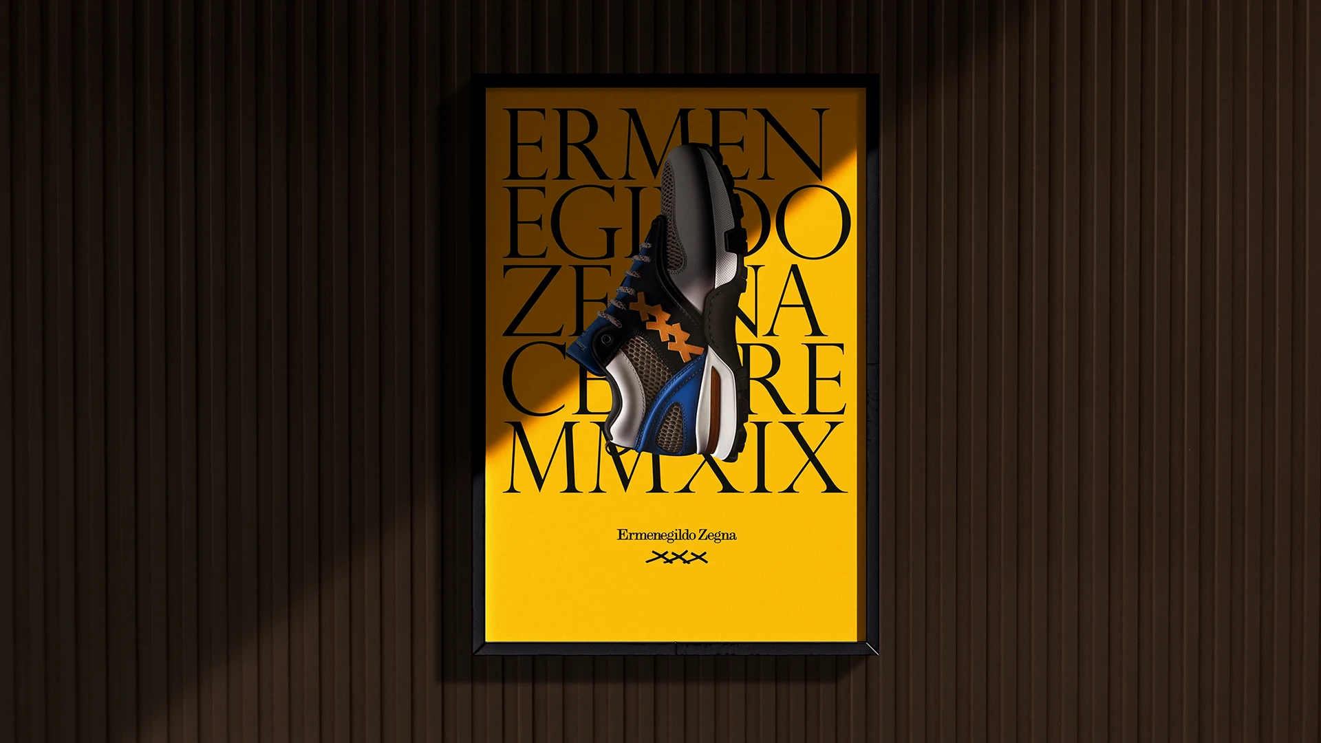 Online promotional material for the Zegna three stitch line
